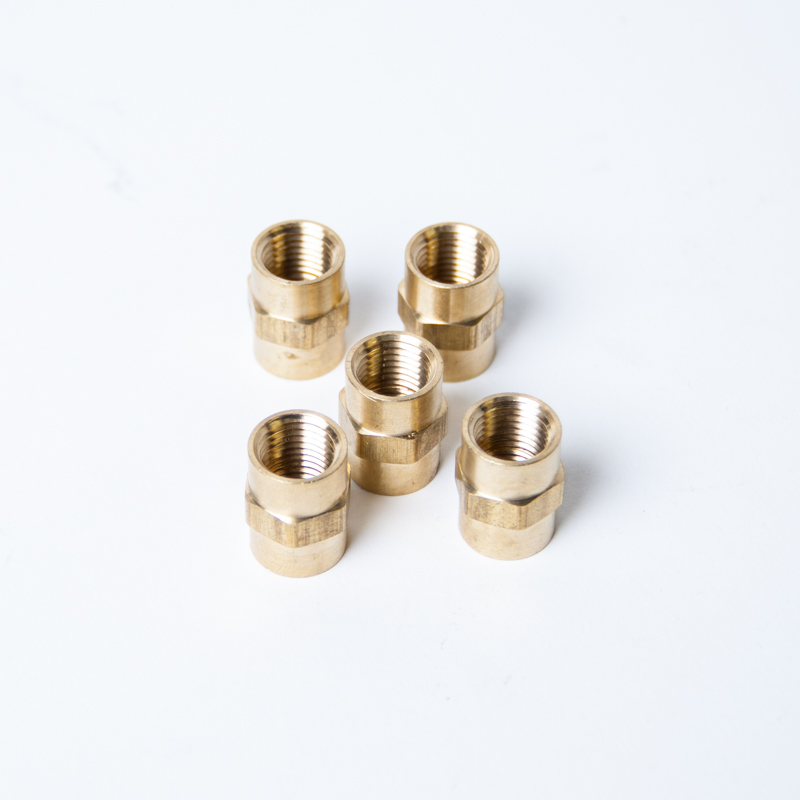 1/4” Female x 1/4” Female Brass Pipe Coupler