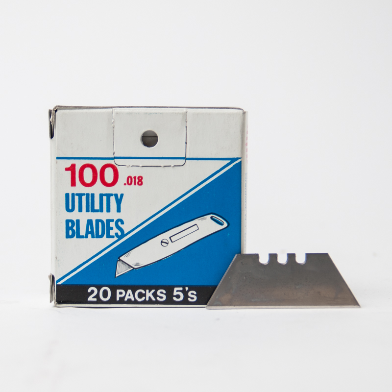 Utility Knife Blades, 100 Pack